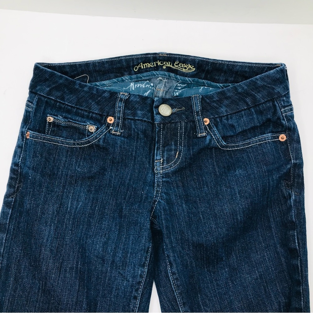Lot of two American eagle denim jeans women’s size 2 regular - Picture 10 of 10